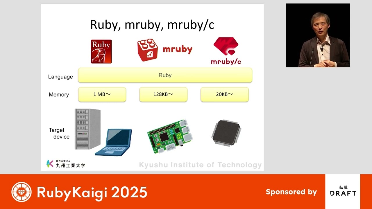 mruby/c and data-flow programming for small devices | RubyEvents.org