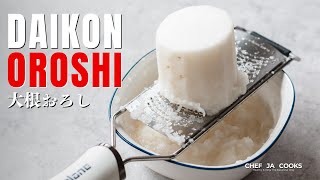 How To Make Daikon Oroshi Grated Daikon