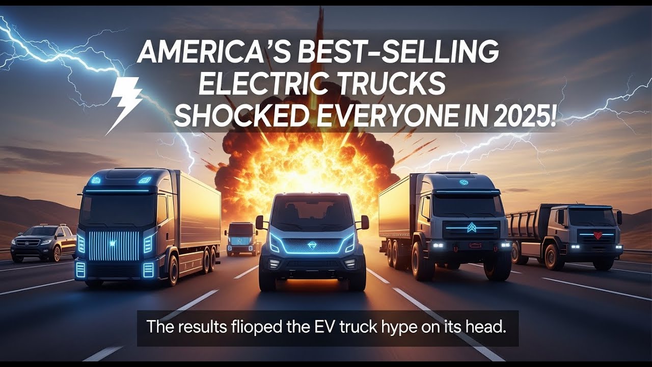 🚨 Самые продаваемые электрогрузовики в Америке в 2025 году ⚡ Почему Tesla Cybertruck потерпела не...