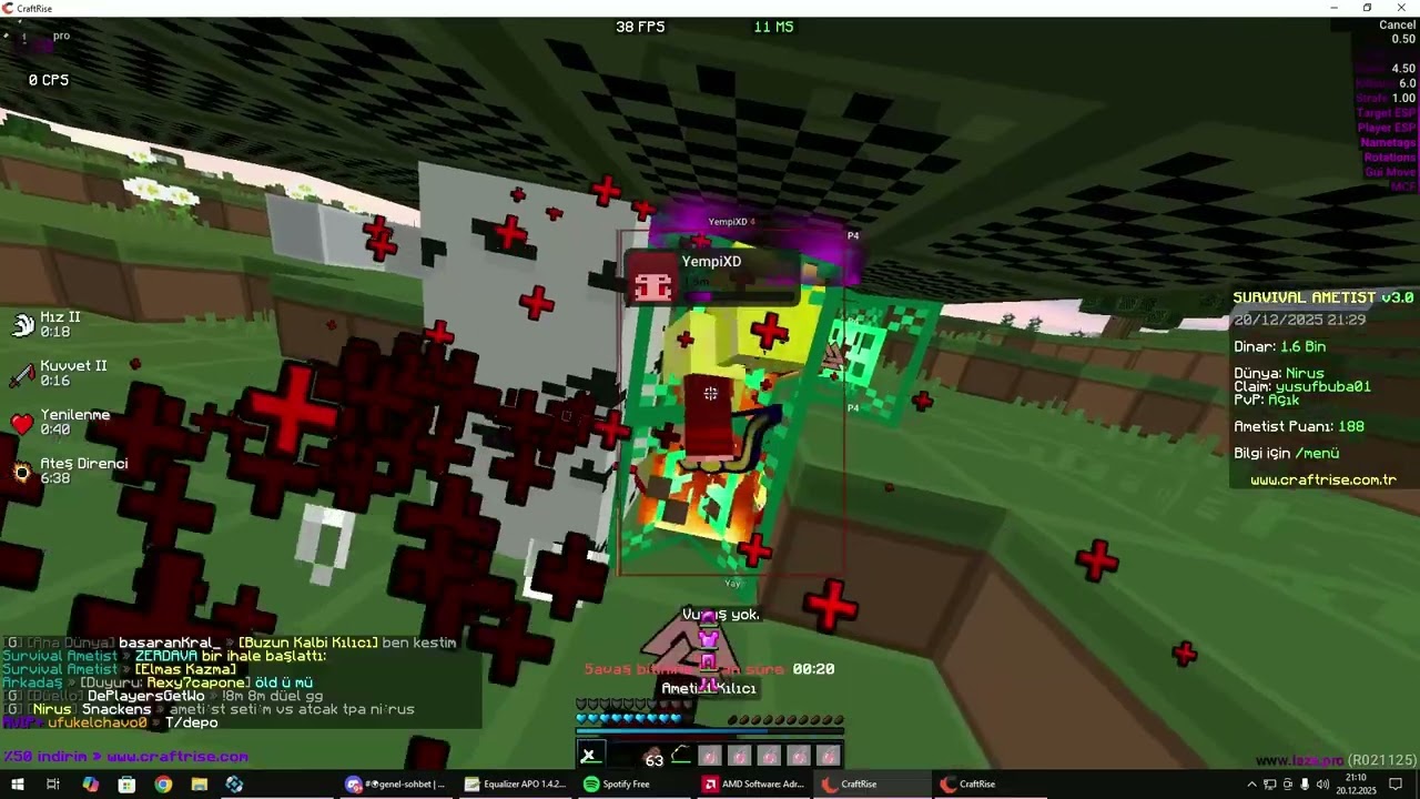 AÇIK ALANDA HİLE PVP İZLE