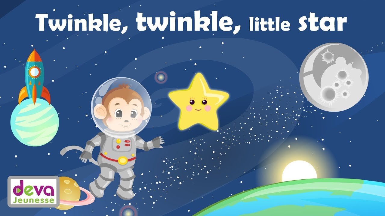 Twinkle Twinkle Little Star Lyrics Nursery Rhyme For Toddler Youtube