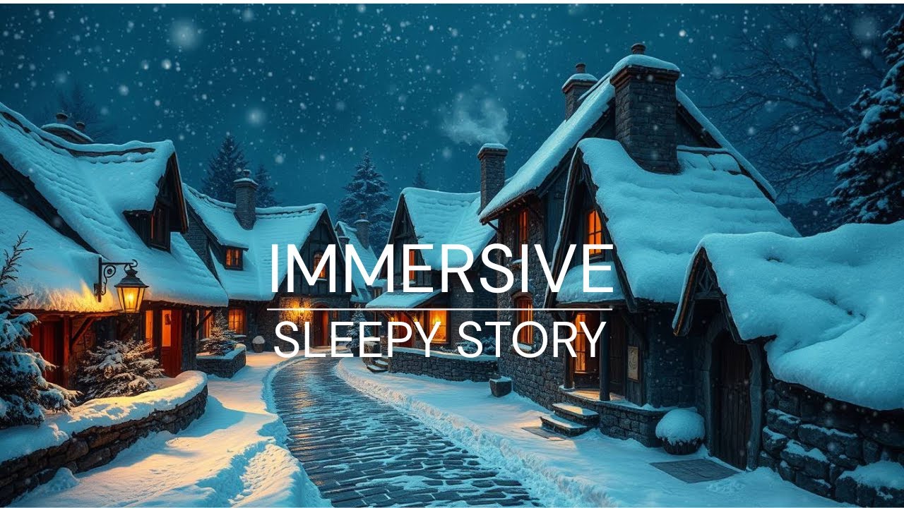 A Quiet Night in the Age of Snow | Immersive Winter Sleep Story (Snow Sounds)