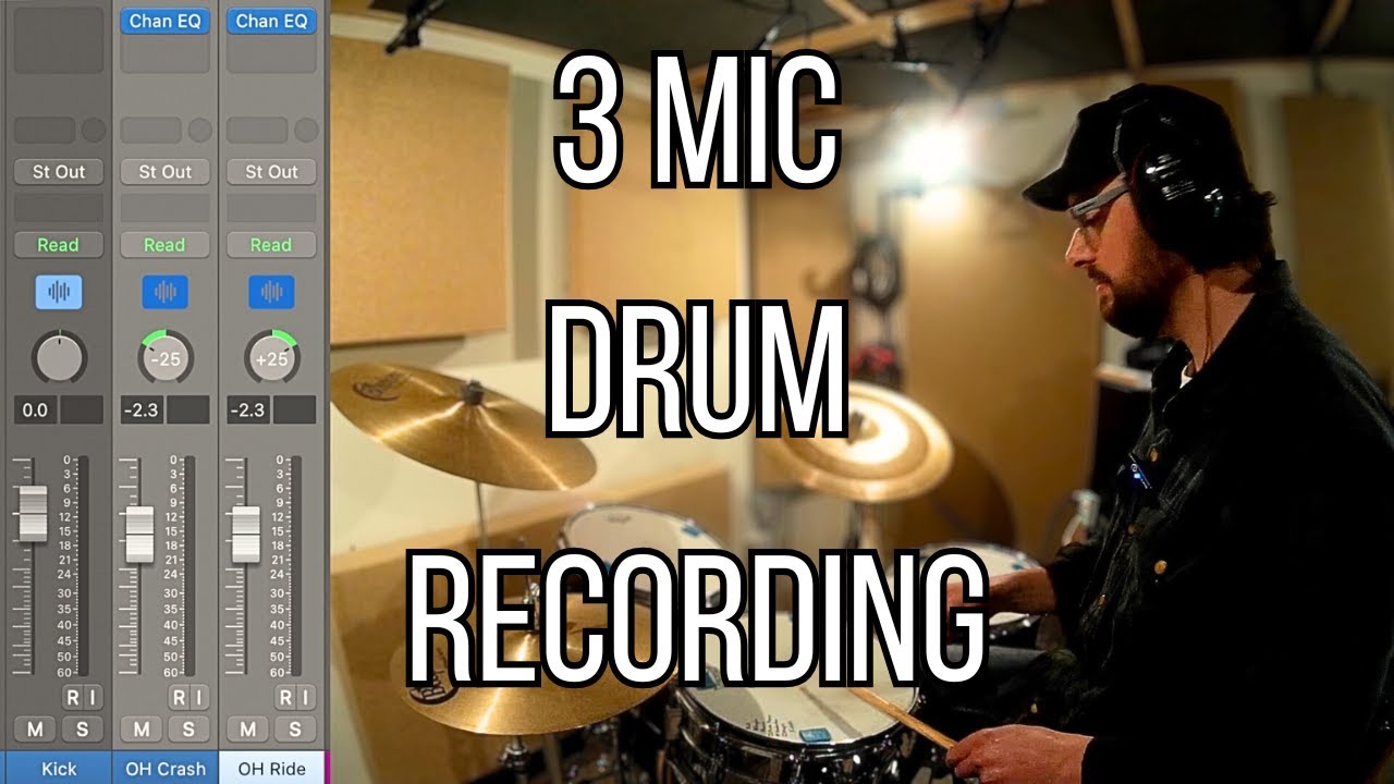 Recording Drums With 3 Microphones