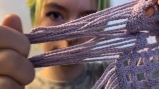 ASMR (attempt at) FAST & AGGRESSIVE fabric scratching! chatty soft spoken | 2nd asmr video:)