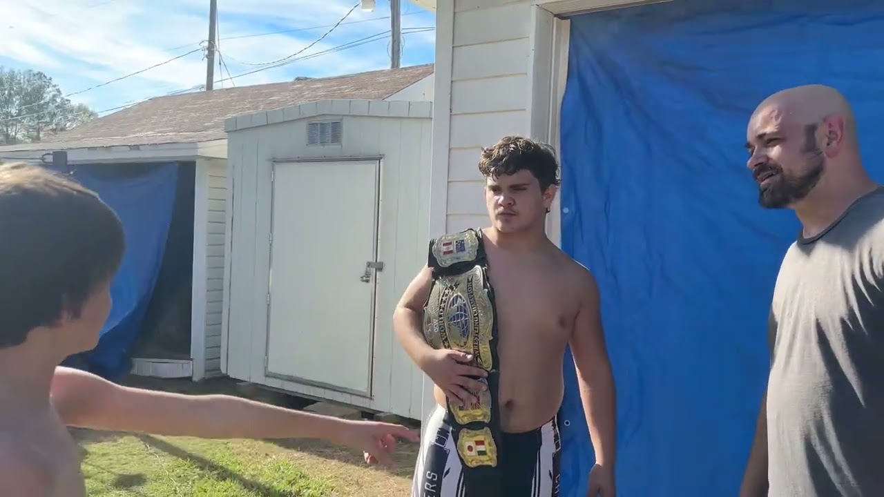 Post match interview after tag team bout!!!