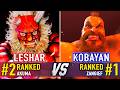 SF6 🤜 LESHAR (#2 Ranked Akuma) vs KOBAYAN (#1 Ranked Zangief) 🤛 SF6 High Level Gameplay