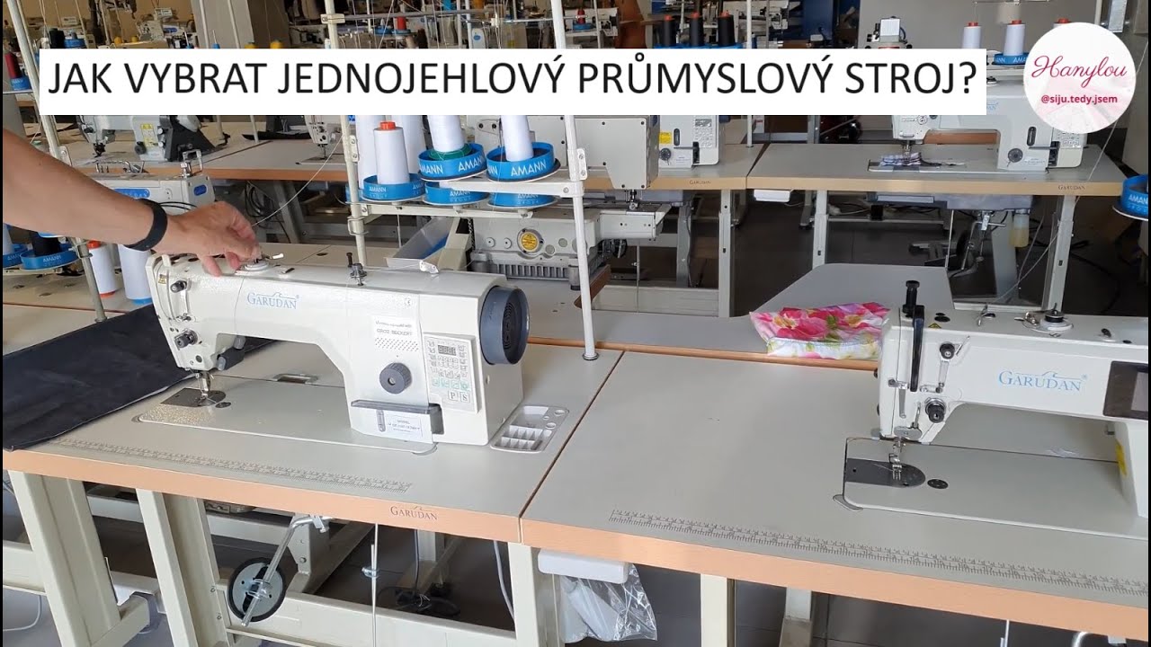 Návštěva v Garudan - 1.díl - Jak vybrat jednojehlový průmyslový šicí stroj?