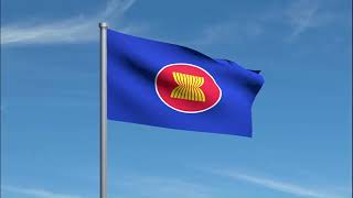 ASEAN Flags Animation