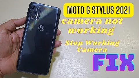 Moto G Stylus 2021 Camera Issue | Camera Not Working | Stop Working Issue Fix