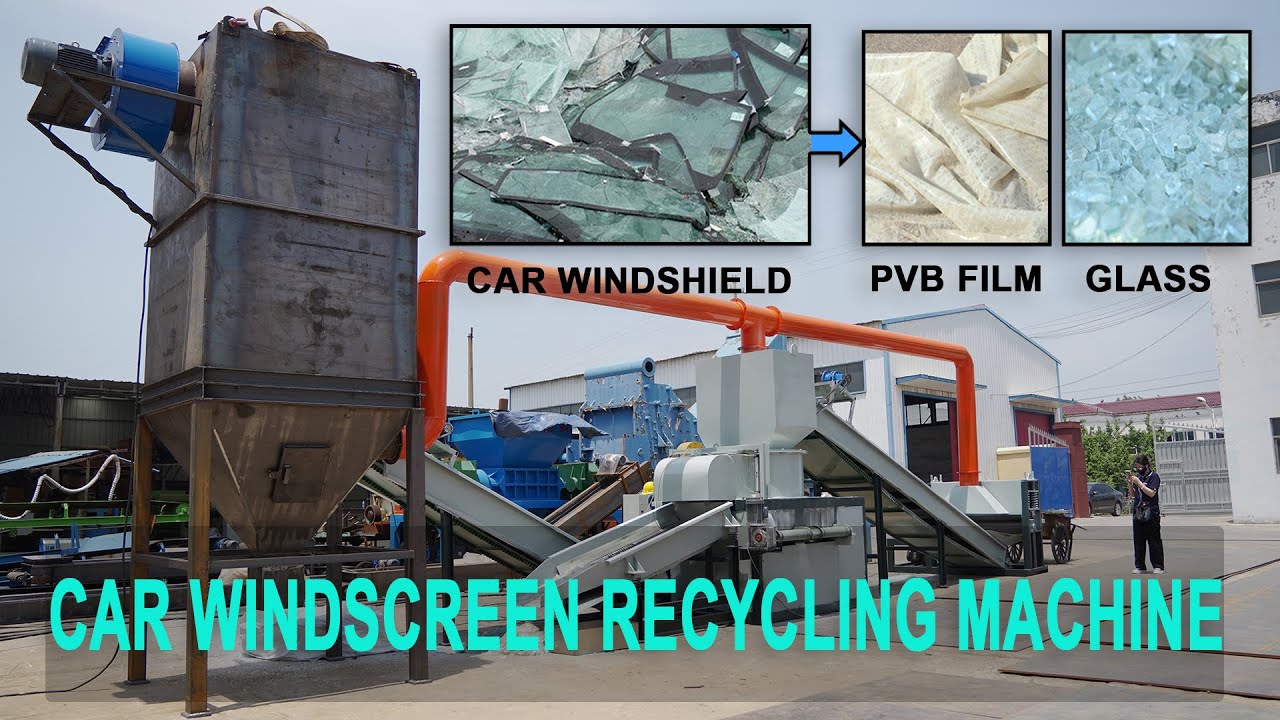 Laminated Glass Separator | Car Windshield Recycling Machine