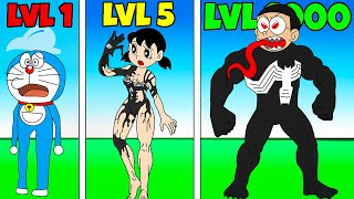 Shinchan And Nobita Became Super Venom 😂😍|| Funny Game Venom Run 3d || Shinchan And Nobita Game screenshot 5