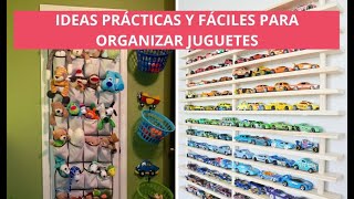 Prácticas ideas para organizar juguetes que te facilitarán la vida