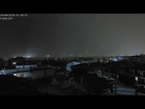 Pylea: Heavy thunderstorm passes through Thessaloniki (10/6/2020)