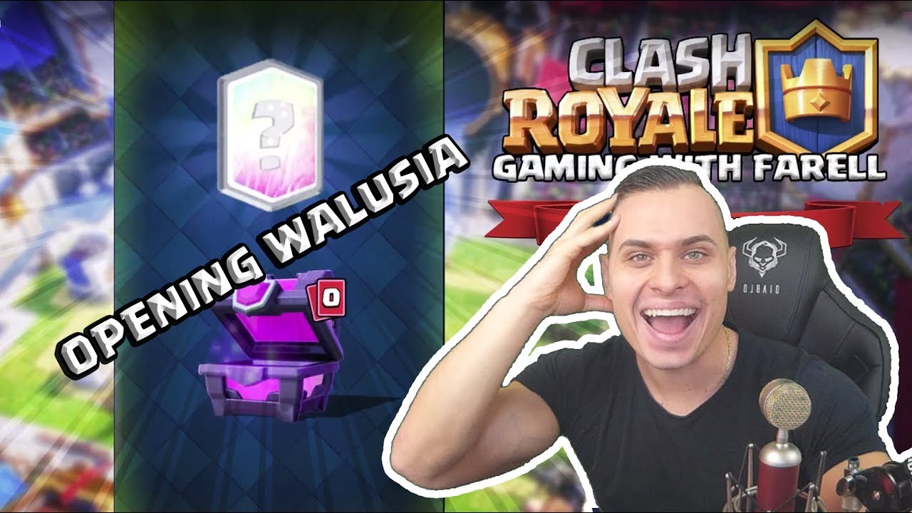 CLASH ROYALE - SKRZYNIE WIDZÓW! SUPER MAGICAL CHEST OPENING WALUSIA! - YouTube