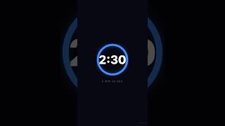 2m30s Silent Circular Timer ⭕ 2 Min 30 Sec Countdown (No Sound) #Shorts
