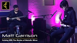 Video voorbeeld van "Matt Garrison- How To Solo Using The Modes of Melodic Minor"