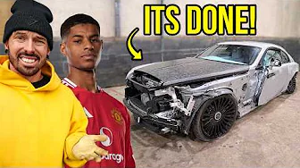 I REBUILT MARCUS RASHFORD'S  WRECKED ROLLS ROYCE