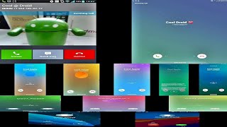 Different incoming calls &amp; screen calls recordings 