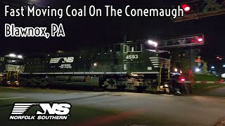 Fast Moving Coal On The Conemaugh - Blawnox, Pa