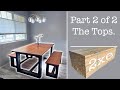 Dining Room Set Build | Part 2: The Tops #diy #woodworking #table