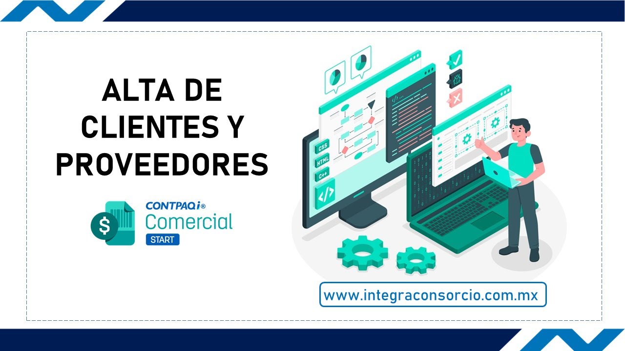 Alta de clientes y proveedores en CONTPAQi Comercial Start y Pro Alta de clientes y proveedores en CONTPAQi Comercial Start y Pro