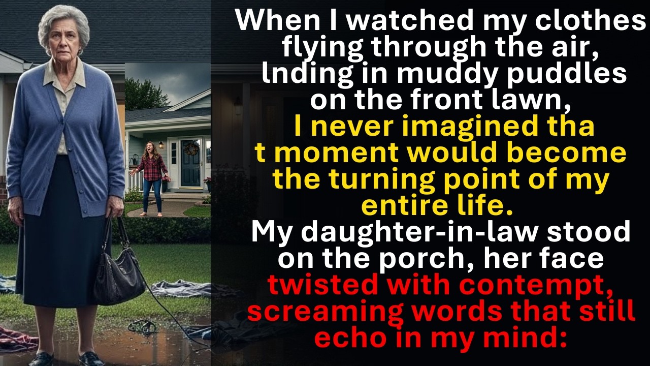 MY DAUGHTER-IN-LAW THREW MY CLOTHES ON THE LAWN CALLING ME A BURDEN