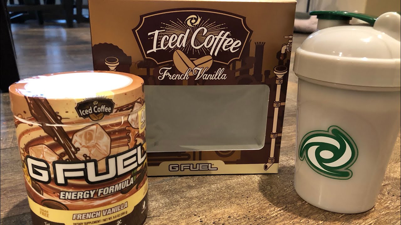 G FUEL “FRENCH VANILLA ICED COFFEE” FLAVOR TASTE TEST YouTube