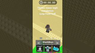 Thanos tower (jump from toie) legit #shorts #shortvideo