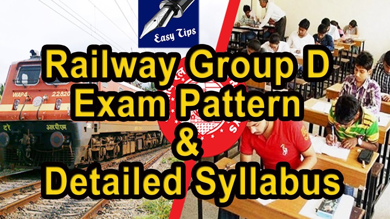 Railway Group D Exam Pattern & Detailed Syllabus 2018