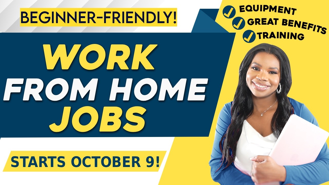 rewrite this title ✅ This Beginner Friendly Online Job Starts October 9 | Equipment Provided | Work From Home Jobs! rewrite this title ✅ This Beginner Friendly Online Job Starts October 9 | Equipment Provided | Work From Home Jobs!