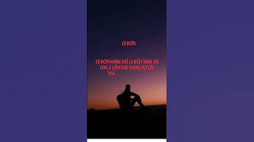 Những câu nói hay về 2 từ cô đơn p7