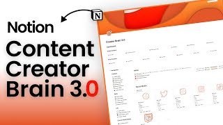 Ultimate Notion Content Creator Planner 🎬 - Creator Brain 3.0 🧠
