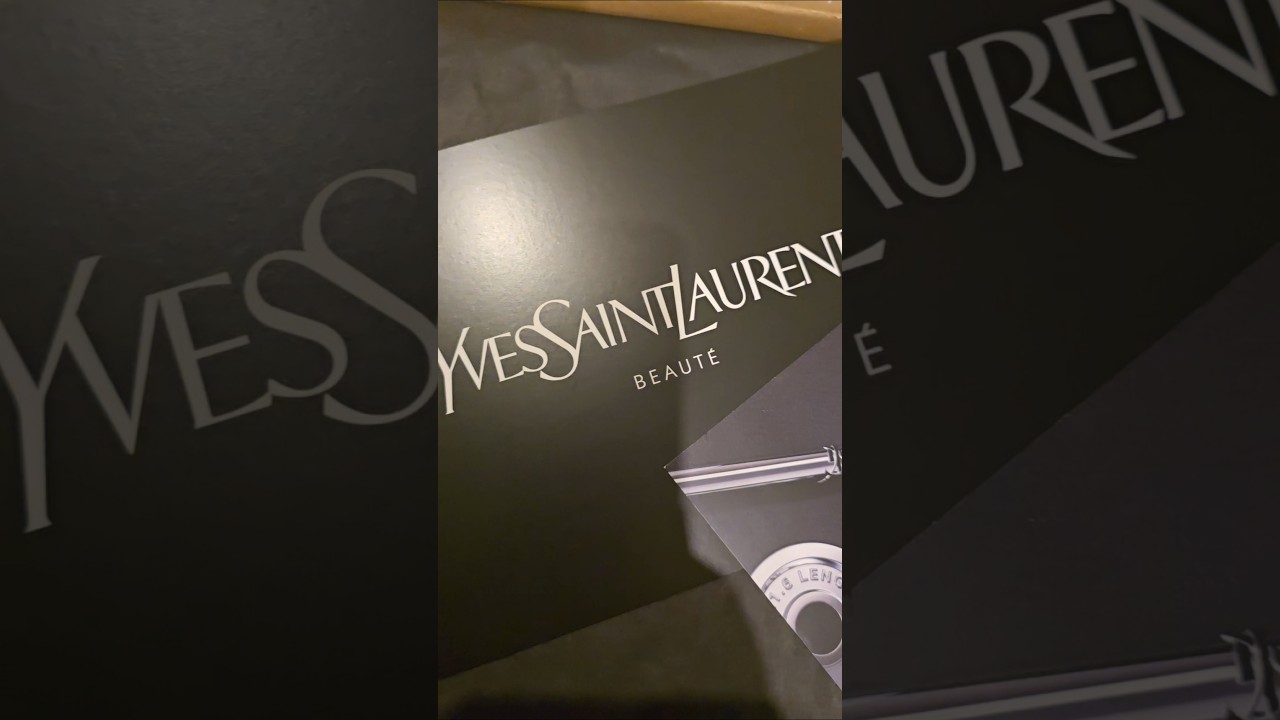 YSL Lash Clash Latex Mascara unboxing 