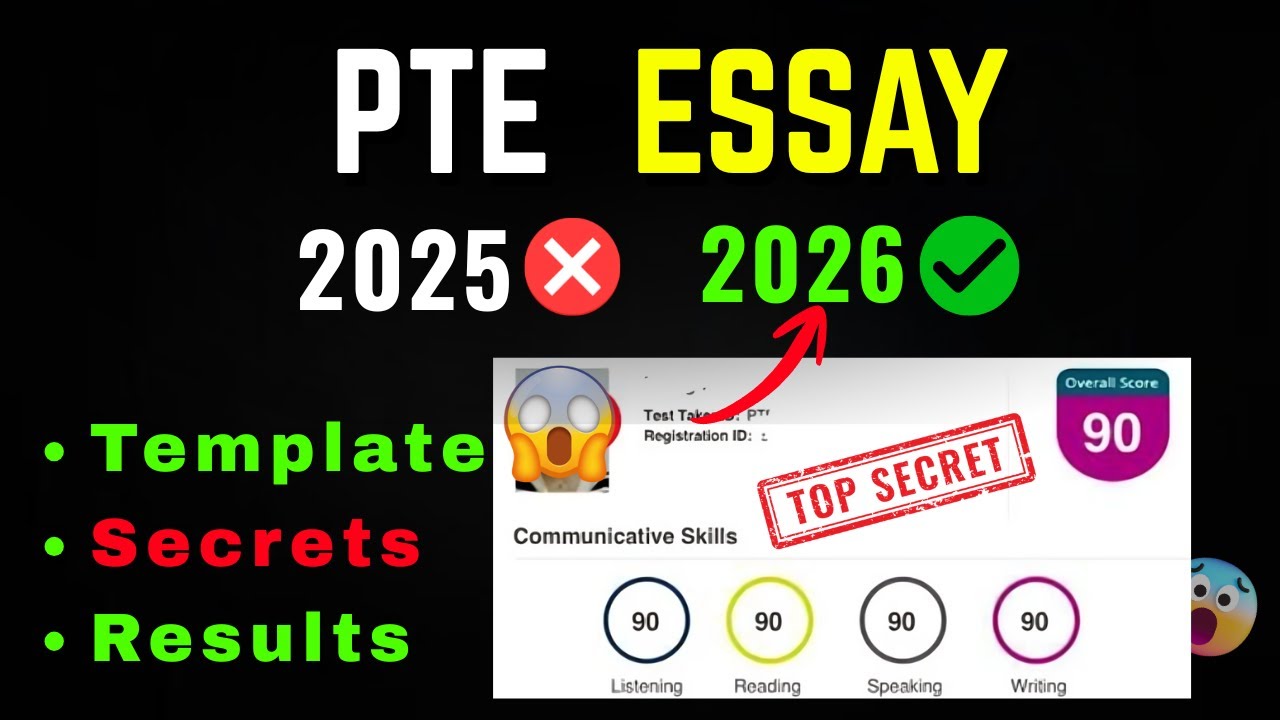 Master PTE Essay Writing in Minutes | Types, Tips & Templates Explained!