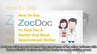 How To Use Zocdoc To Find The A Doctor And Book Appointment Online