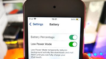 How To Turn ON or OFF Low Power Mode on any iPod Touch model | Full Tutorial