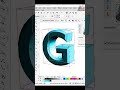 3D Text Design in CorelDraw | Re Editable #coreldraw #logo #reeditable