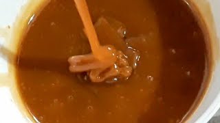 صوص كراميل أو توفي بدون حليب أو كريمة إقتصادية لتزيين جميع الحلويات| Recette sauce TOFFEE