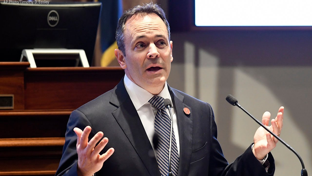 newspaper mockup Ky. governor claims teacher protests caused child sex assault