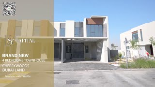 Brand New 4-Bedroom Townhouse in Cherrywoods, Dubai Land | For Sale | SY Capital