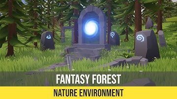 Nature Environment : Fantasy Forest (3D Unity Asset)