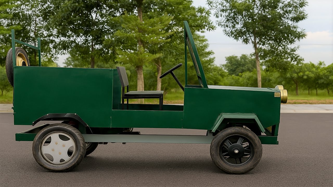 Custom -Built Jeep Creation: From Raw Materials to a Fully Functional Off Road Adventure Vehicle