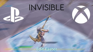 How To MAKE Builds Go *INVISIBLE* on CONSOLE (PS4/XBOX)