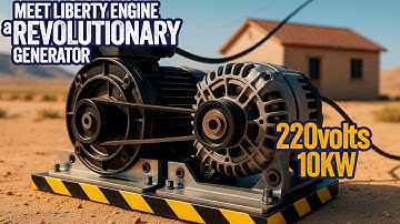 How to Make a 10kW-220V Free Energy Generator with a Car Alternator💡💥