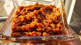 Ən ləzzətli badımcan ikrası. (Qışa hazırlıq part 3)