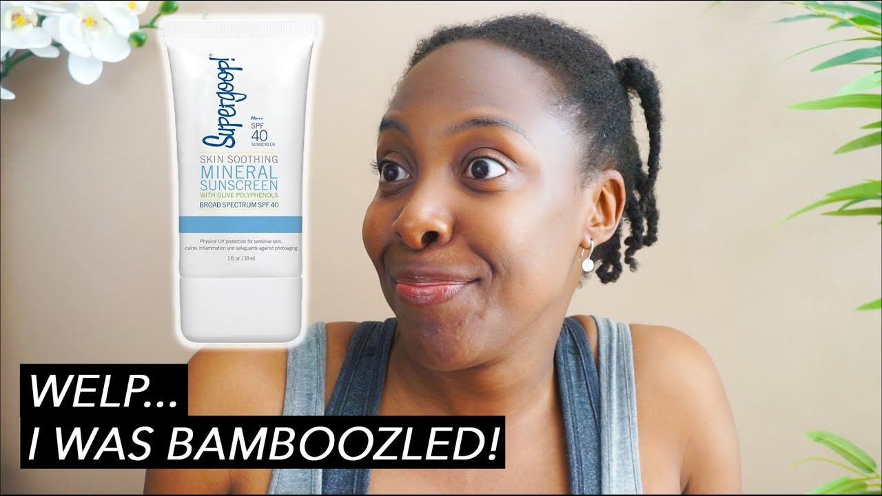 Supergoop Sunscreen + #RANT | Skin Soothing Mineral Sunscreen | Mineral ...