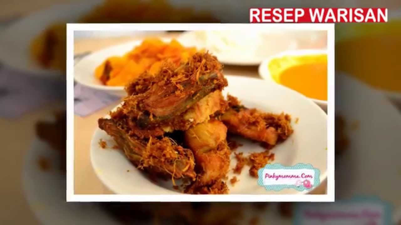 RESEP AYAM GORENG PADANG  GURIH - YouTube