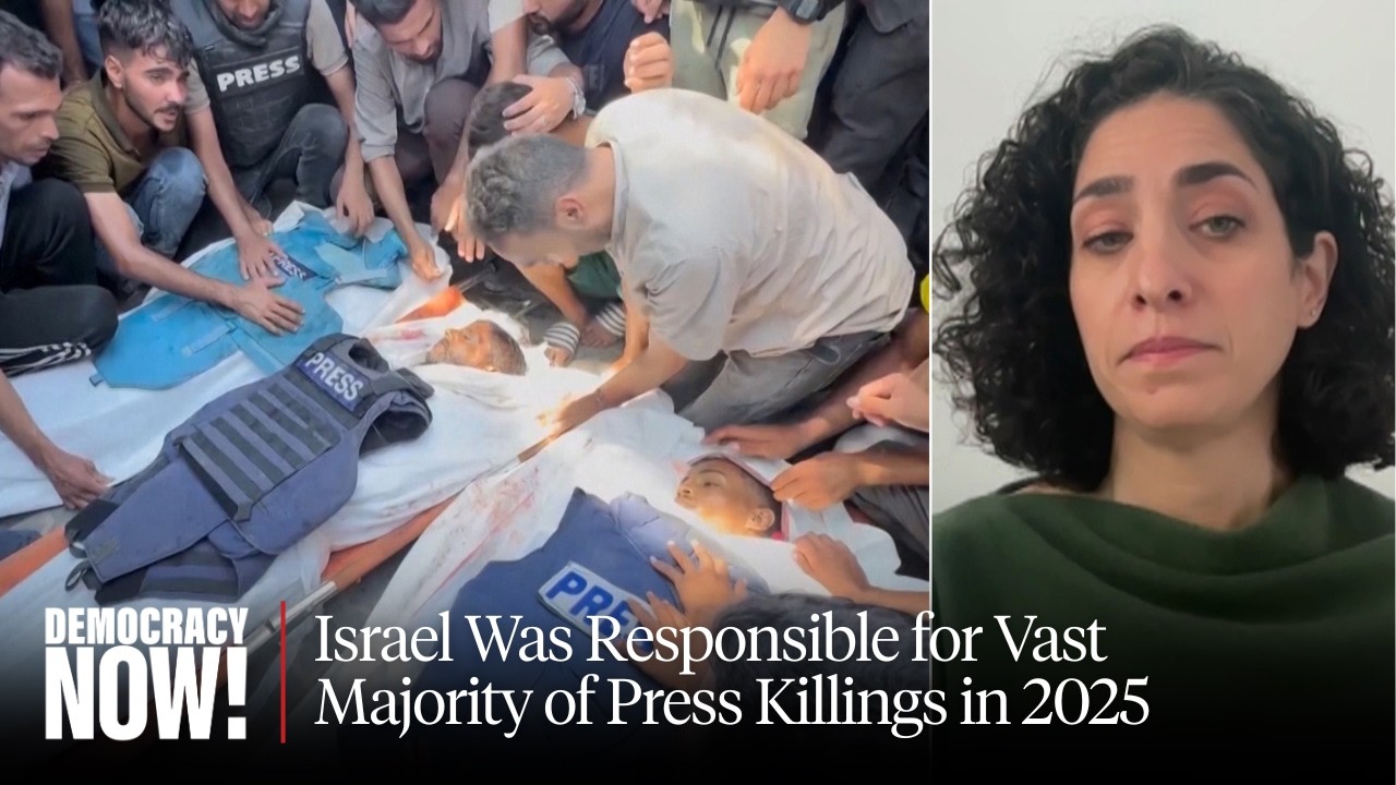 A Record 129 Journalists Killed in 2025, Israel Responsible for 2/3 of the Deaths: CPJ