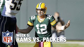 Aaron Rodgers Picked Off TWICE at Lambeau Field! | Rams vs. Packers | NFL