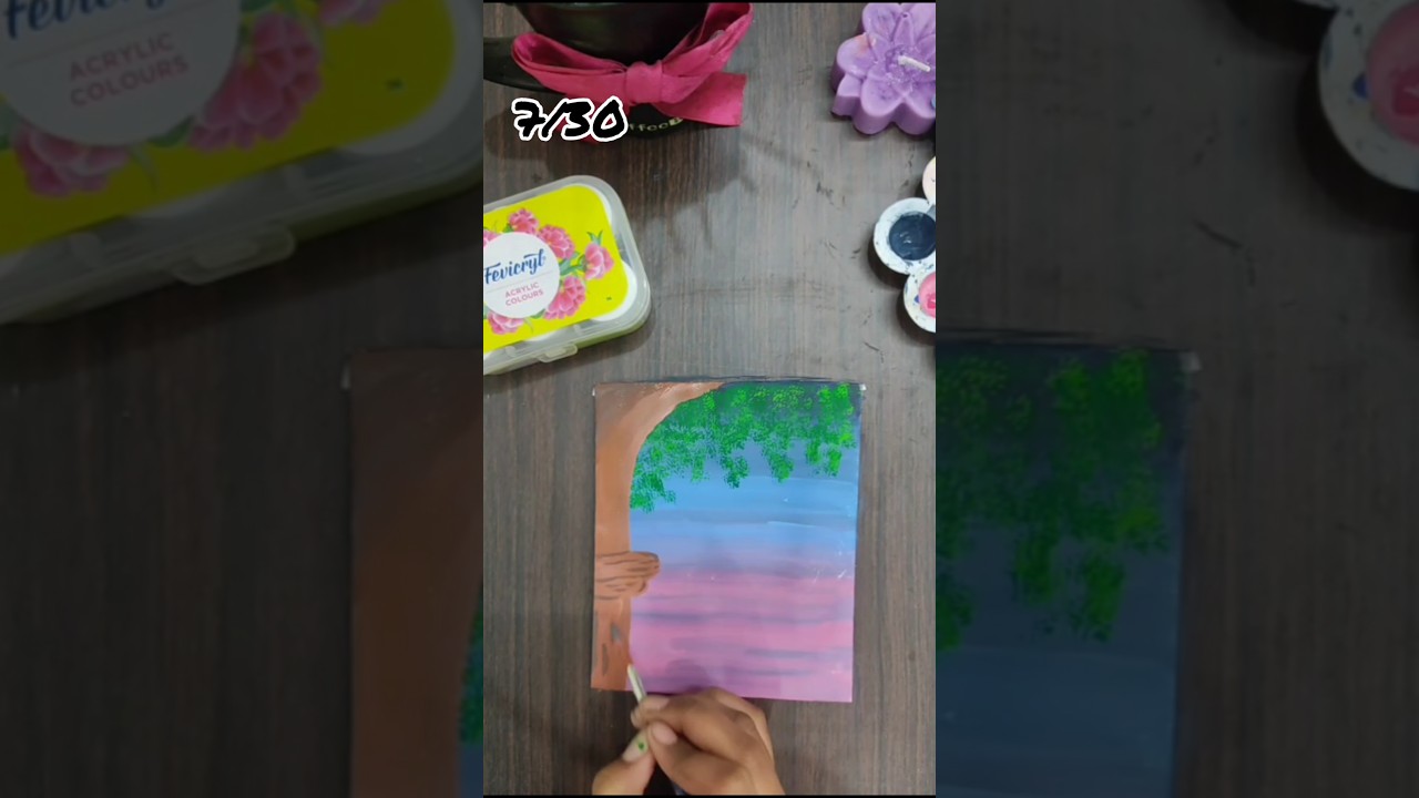 Acrylic painting 7/30 days challenge 🎨🖌️  